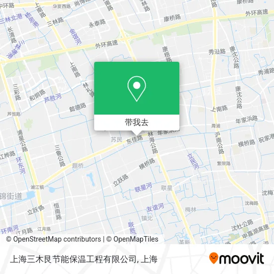 上海三木艮节能保温工程有限公司地图