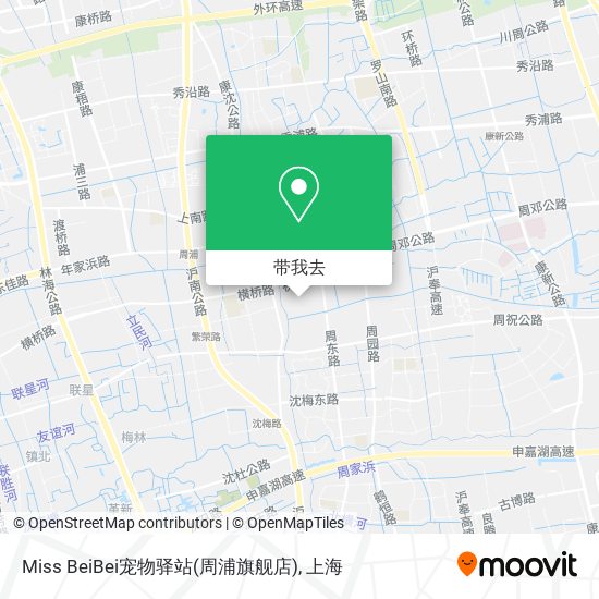 Miss BeiBei宠物驿站(周浦旗舰店)地图