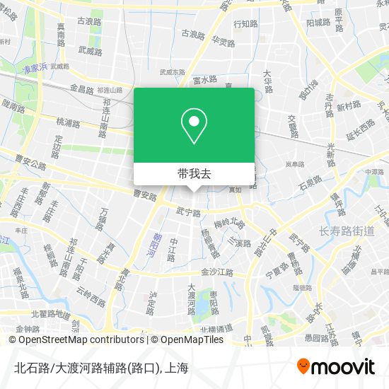 北石路/大渡河路辅路(路口)地图
