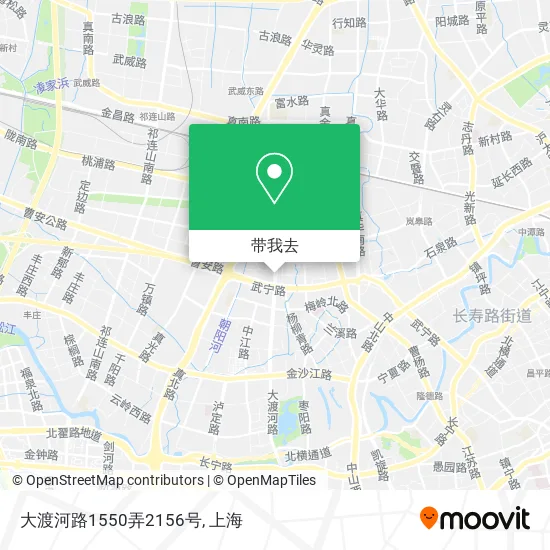大渡河路1550弄2156号地图