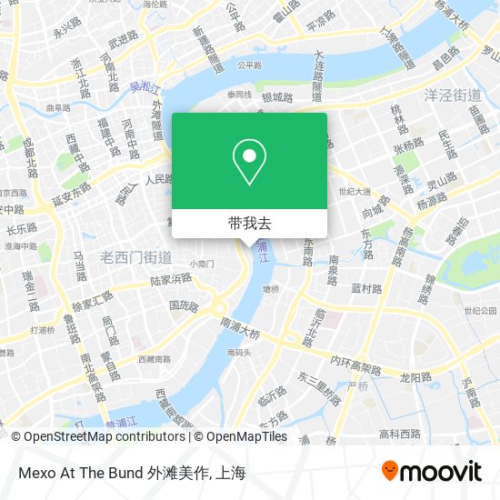 Mexo At The Bund 外滩美作地图