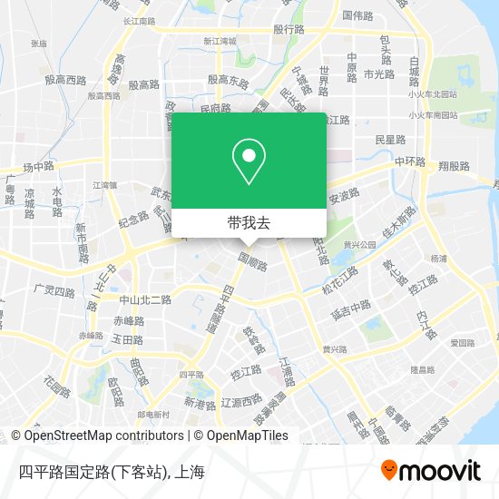 四平路国定路(下客站)地图