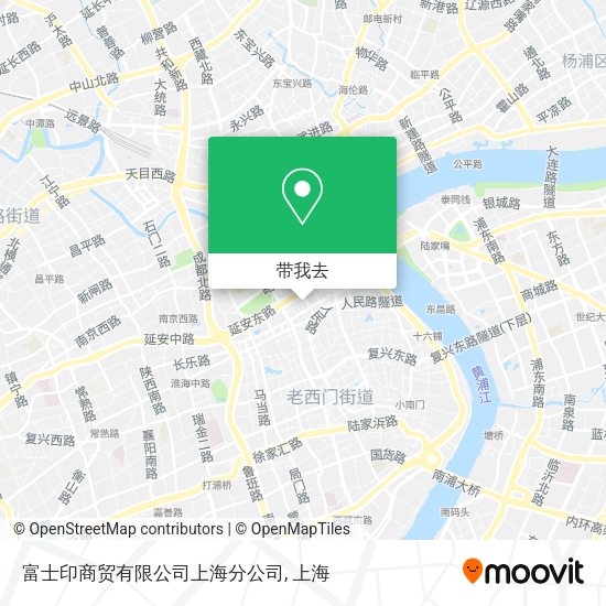富士印商贸有限公司上海分公司地图