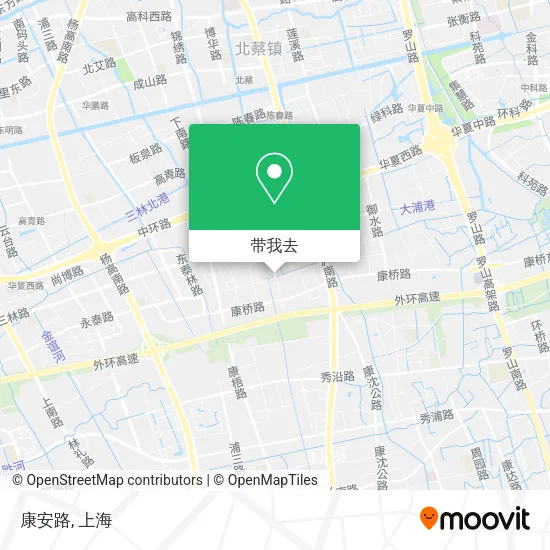 康安路地图
