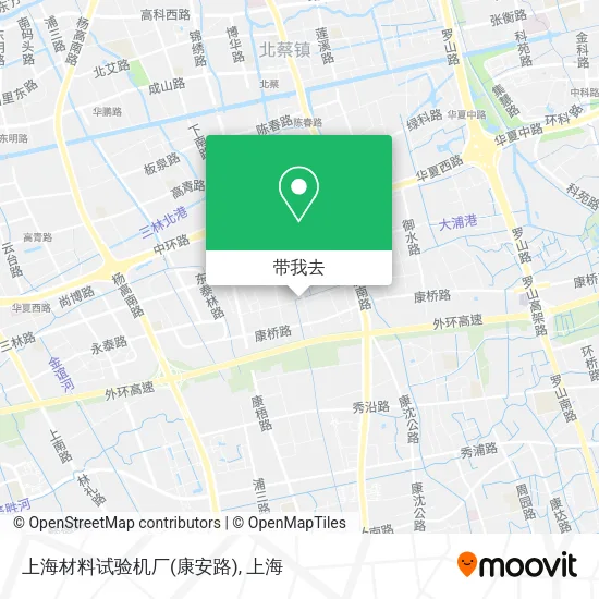 上海材料试验机厂(康安路)地图