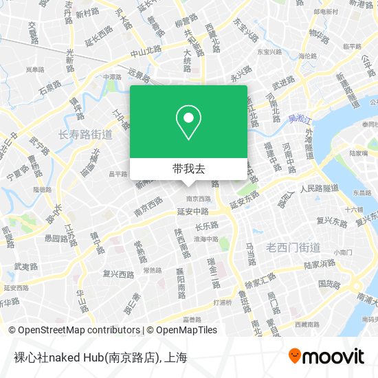 裸心社naked Hub(南京路店)地图