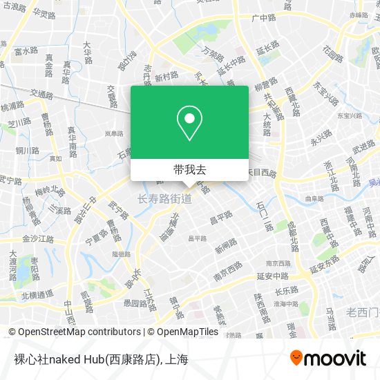 裸心社naked Hub(西康路店)地图