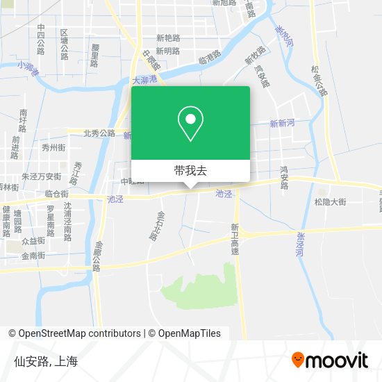 仙安路地图