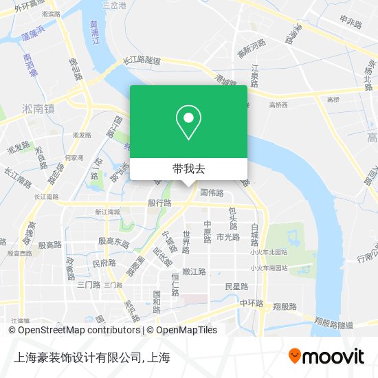 上海豪装饰设计有限公司地图