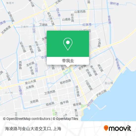 海凌路与金山大道交叉口地图
