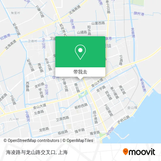 海凌路与龙山路交叉口地图