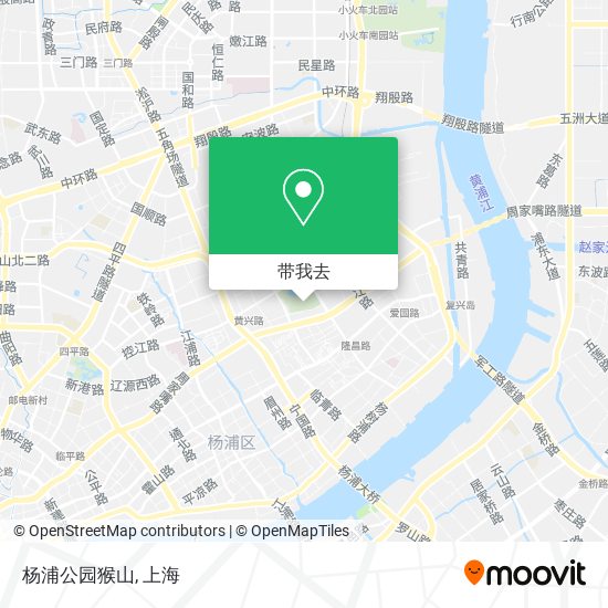 杨浦公园猴山地图