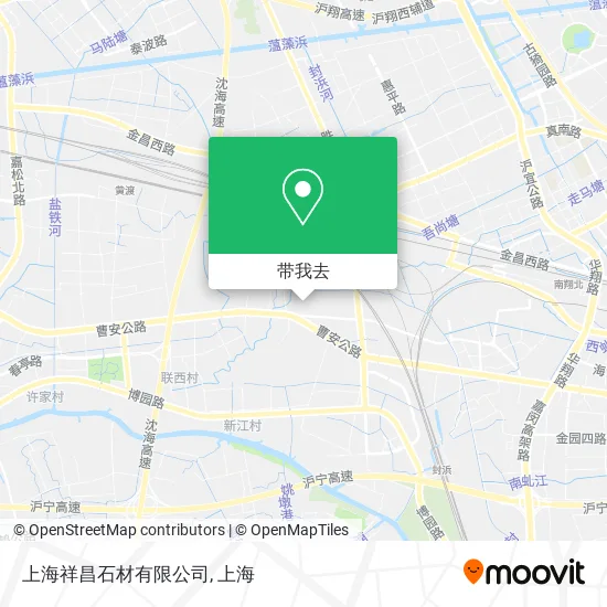 上海祥昌石材有限公司地图
