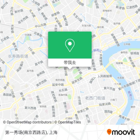 第一秀场(南京西路店)地图