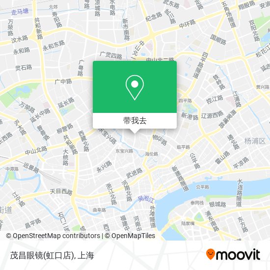 茂昌眼镜(虹口店)地图