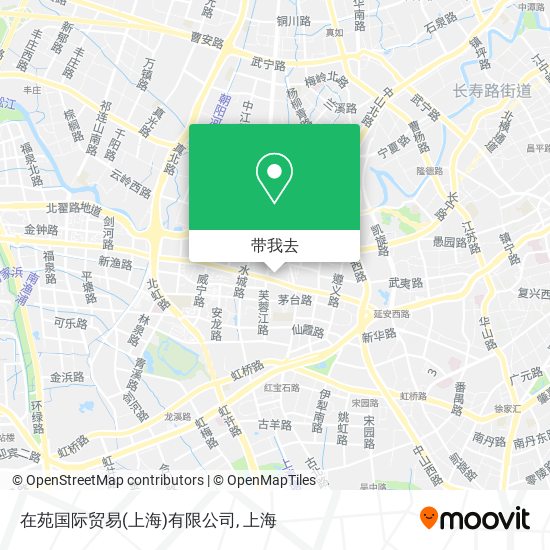 在苑国际贸易(上海)有限公司地图