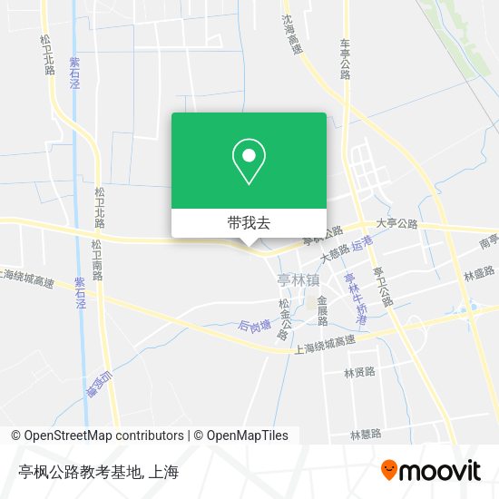 亭枫公路教考基地地图