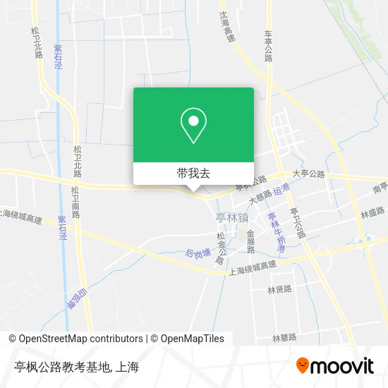 亭枫公路教考基地地图