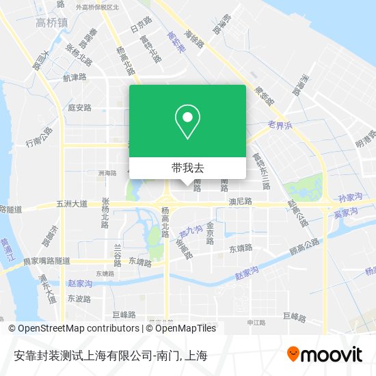 安靠封装测试上海有限公司-南门地图