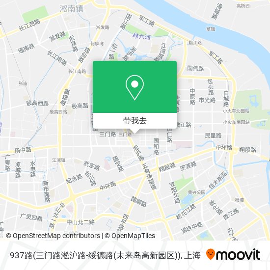 937路(三门路淞沪路-绥德路(未来岛高新园区))地图
