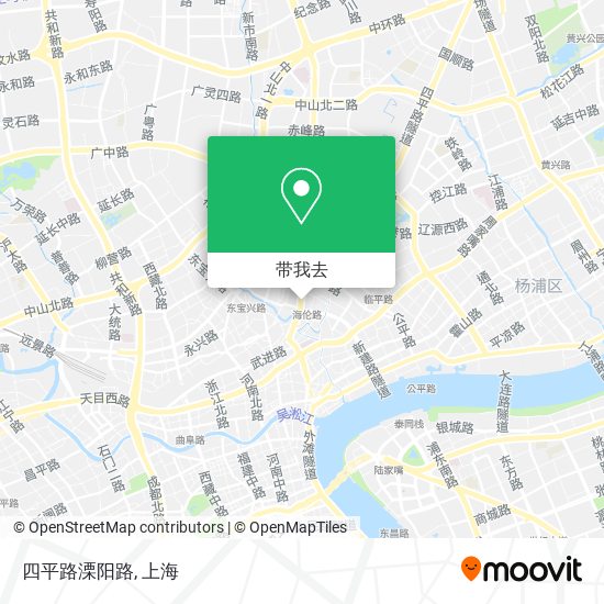 四平路溧阳路地图