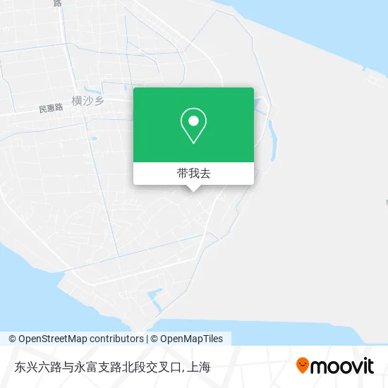 东兴六路与永富支路北段交叉口地图
