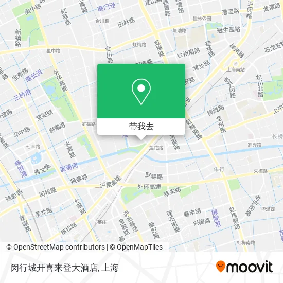 闵行城开喜来登大酒店地图
