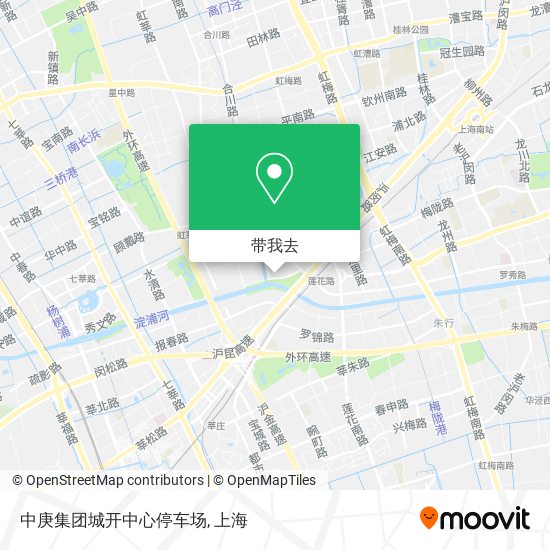 中庚集团城开中心停车场地图