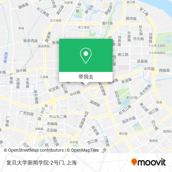 复旦大学新闻学院-2号门地图