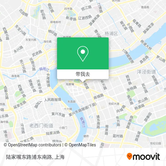 陆家嘴东路浦东南路地图