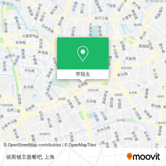 侯斯顿主题餐吧地图