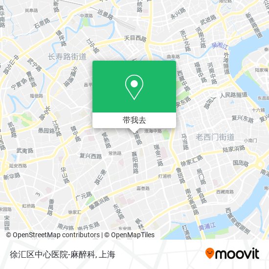 徐汇区中心医院-麻醉科地图