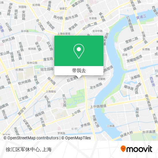 徐汇区军休中心地图