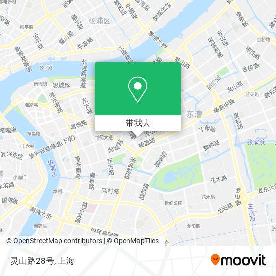 灵山路28号地图
