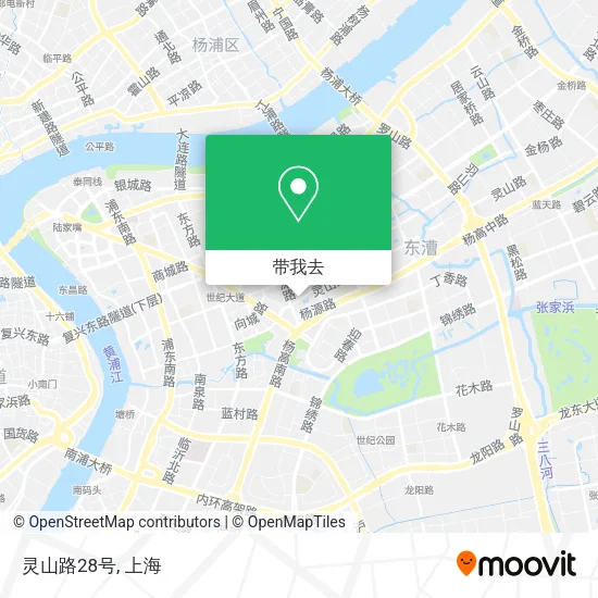 灵山路28号地图