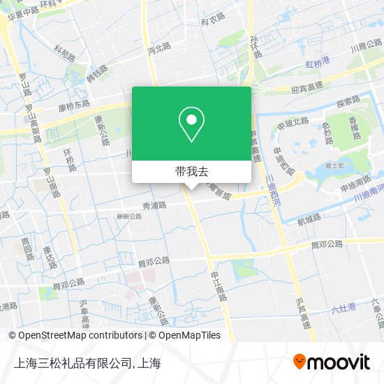 上海三松礼品有限公司地图
