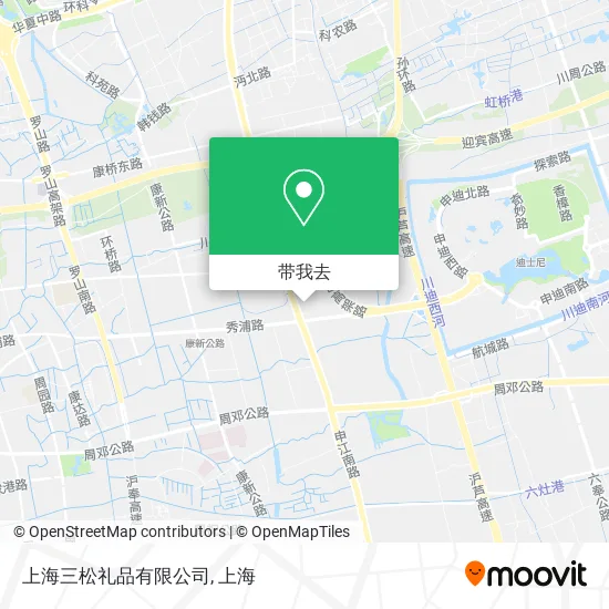 上海三松礼品有限公司地图