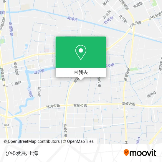 沪松发展地图
