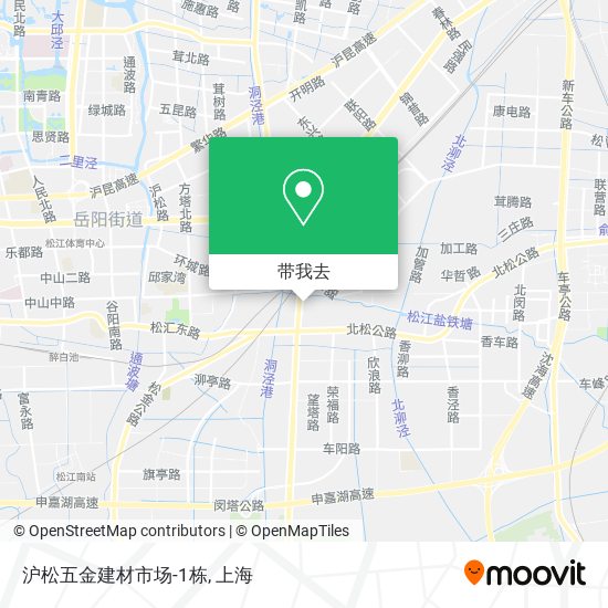 沪松五金建材市场-1栋地图