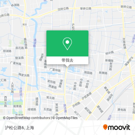 沪松公路6地图