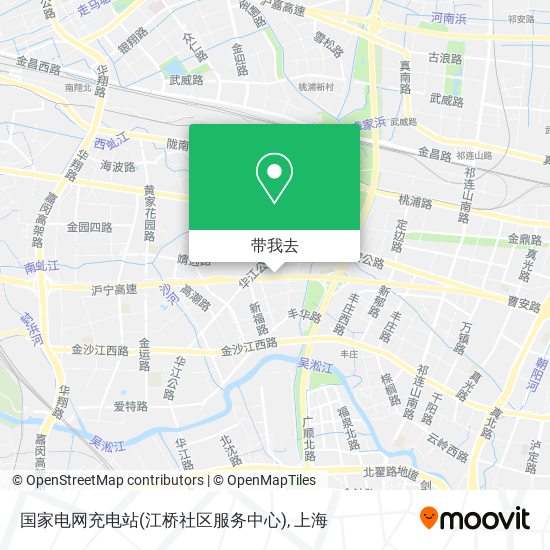 国家电网充电站(江桥社区服务中心)地图