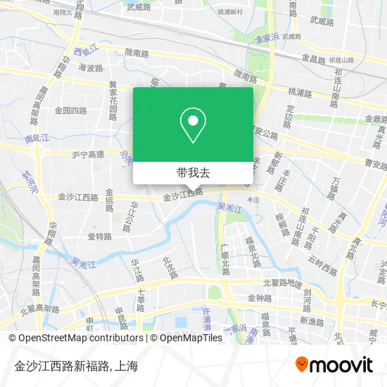 金沙江西路新福路地图