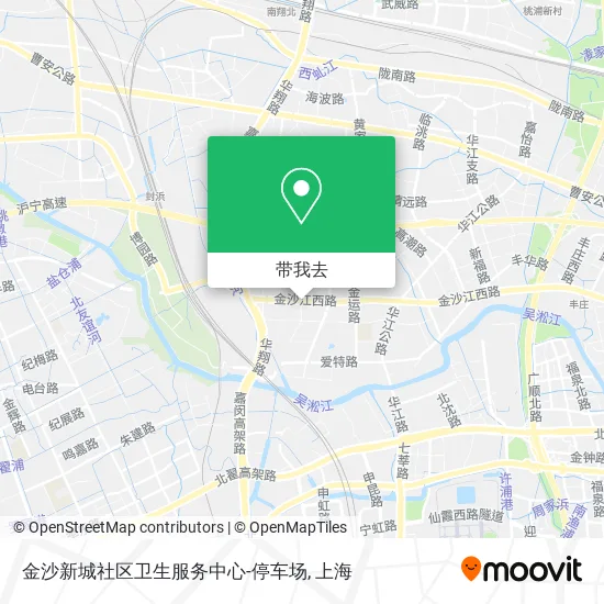 金沙新城社区卫生服务中心-停车场地图