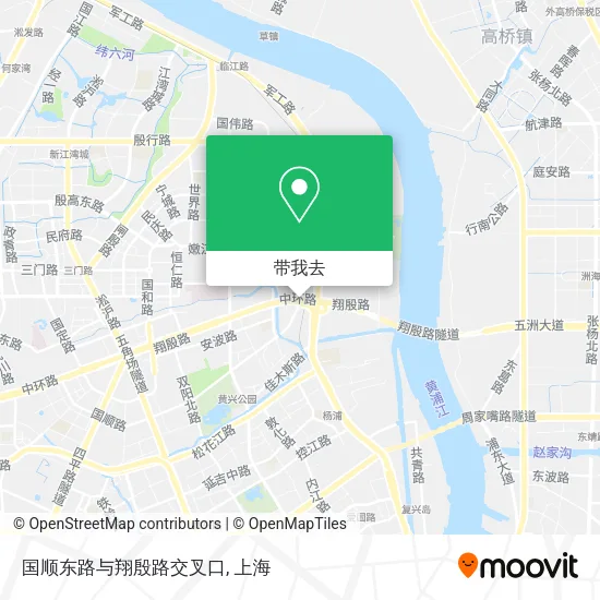 国顺东路与翔殷路交叉口地图