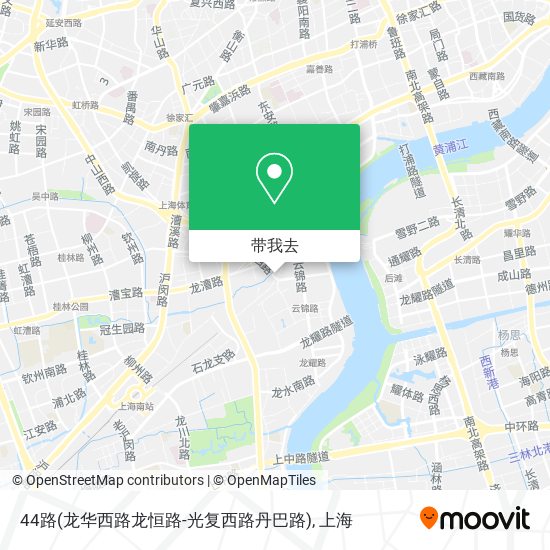 44路(龙华西路龙恒路-光复西路丹巴路)地图