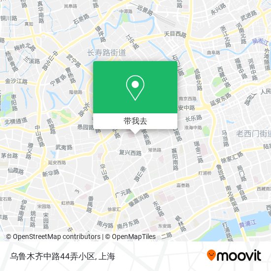 乌鲁木齐中路44弄小区地图