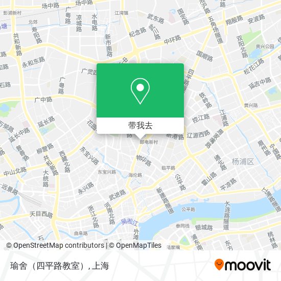 瑜舍（四平路教室）地图