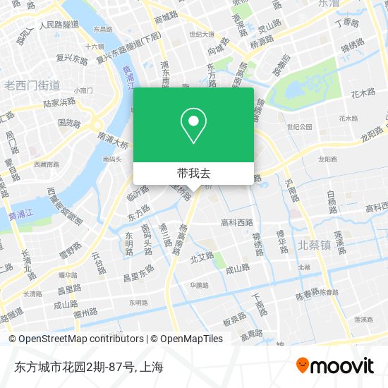 东方城市花园2期-87号地图