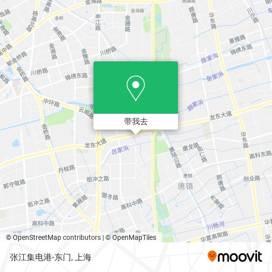 张江集电港-东门地图