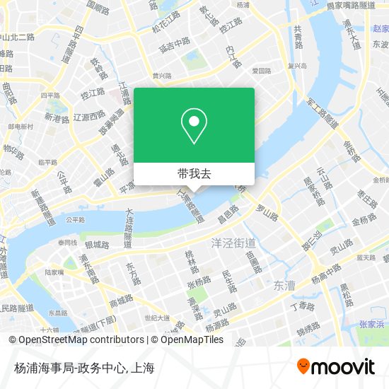 杨浦海事局-政务中心地图